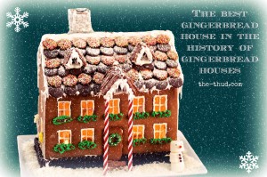 FREE TEMPLATE to make the best DIY gingerbread house EVER. Really clear instructions make this much easier to make than it looks. If you can bake a cookie, you CAN make this house.